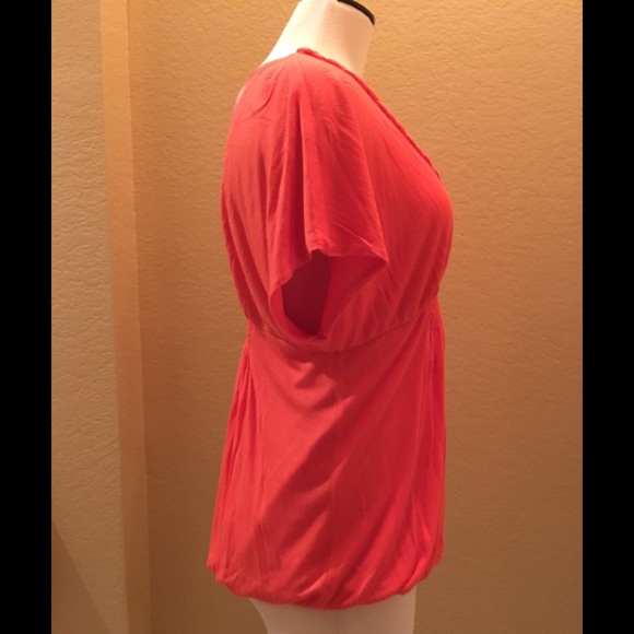 ABS Allan Schwartz Collection Coral Top - Picture 3 of 4